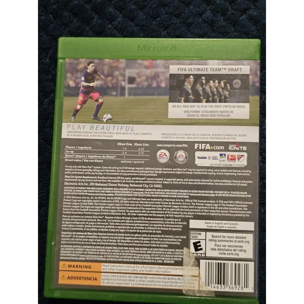 FIFA 16 Xbox One Disc